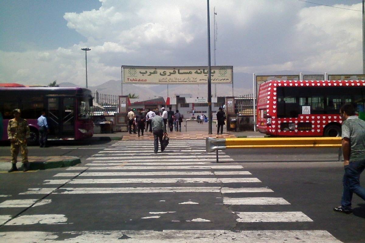ترمینال غرب تهران تعطیل شد