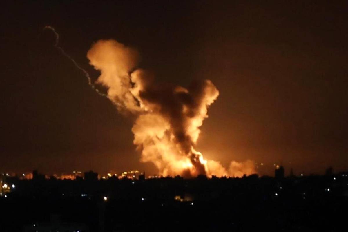 عبور موشک های بالستیک ایران برفراز دیوار ندبه در بیت المقدس + ویدئو