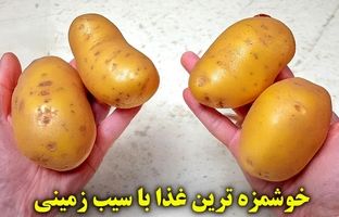 طرز تهیه یک غذای خوشمزه و جدید با «سیب زمینی» + ویدئو